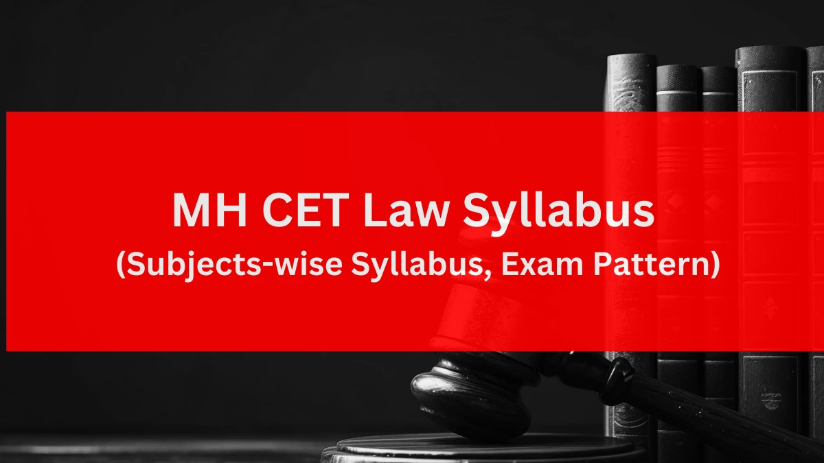 MH CET Law Syllabus