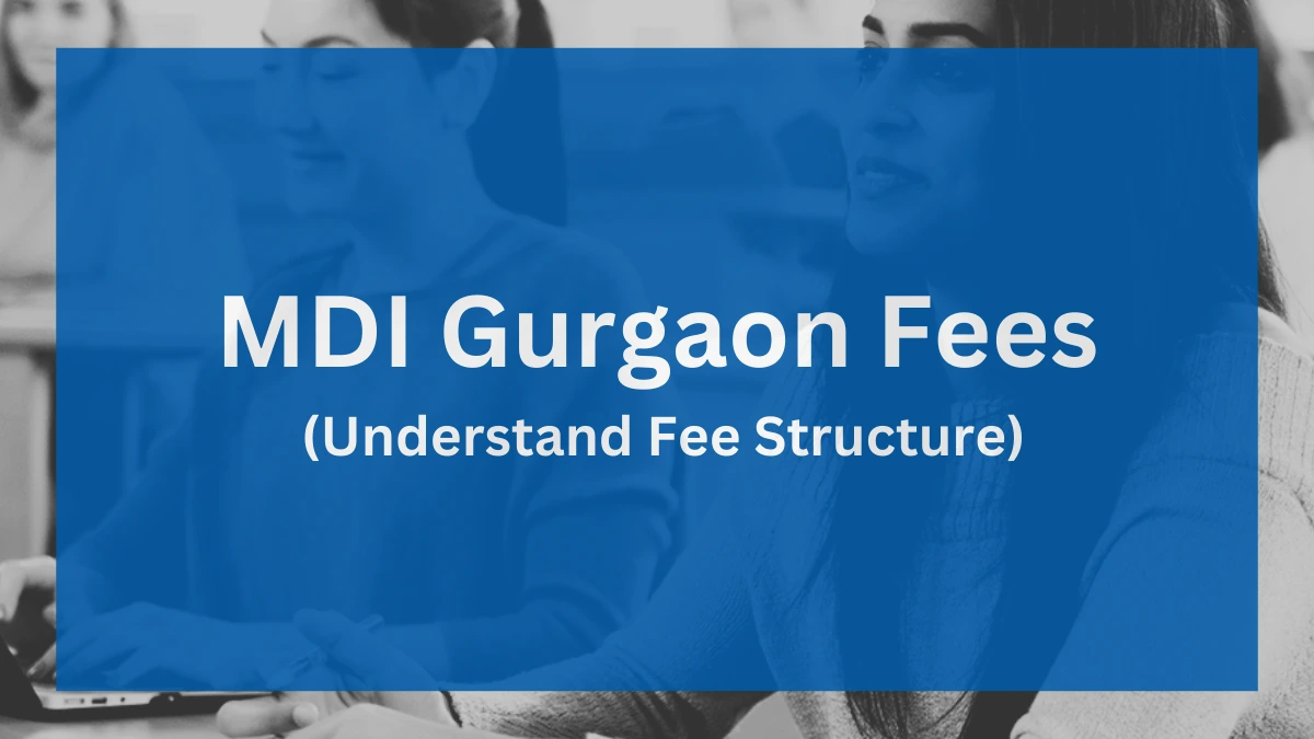 MDI Gurgaon Fees